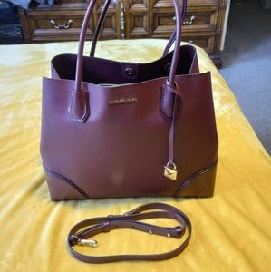 Michael Kors Mercer Gallery Large Leather Satchel